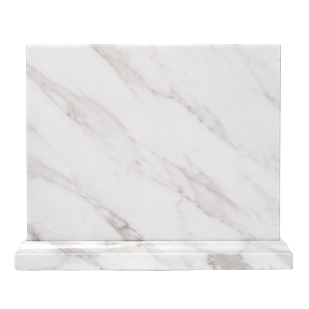 Executive White Marble Finish Wooden Partnership & Excellence Memento M-255-A