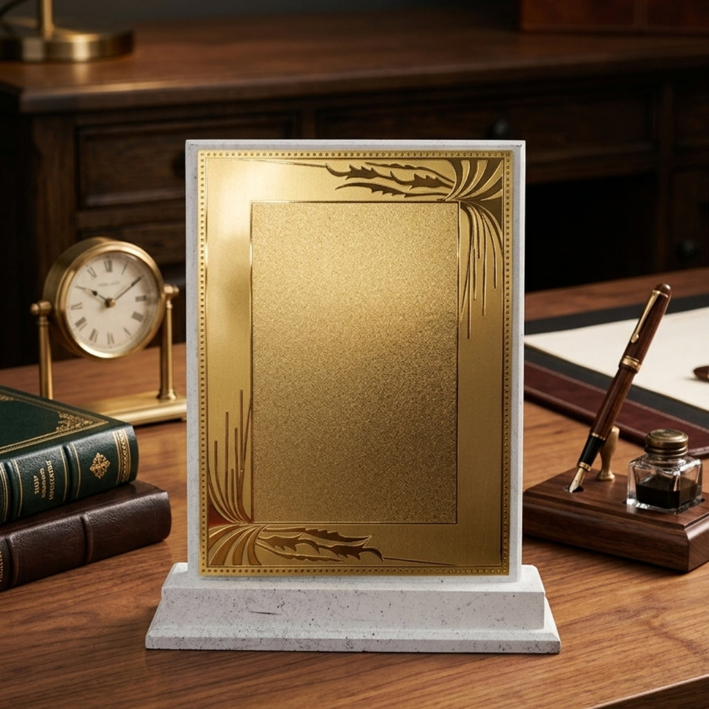 Premium Gold Foil Recognition Award Memento M-644-A