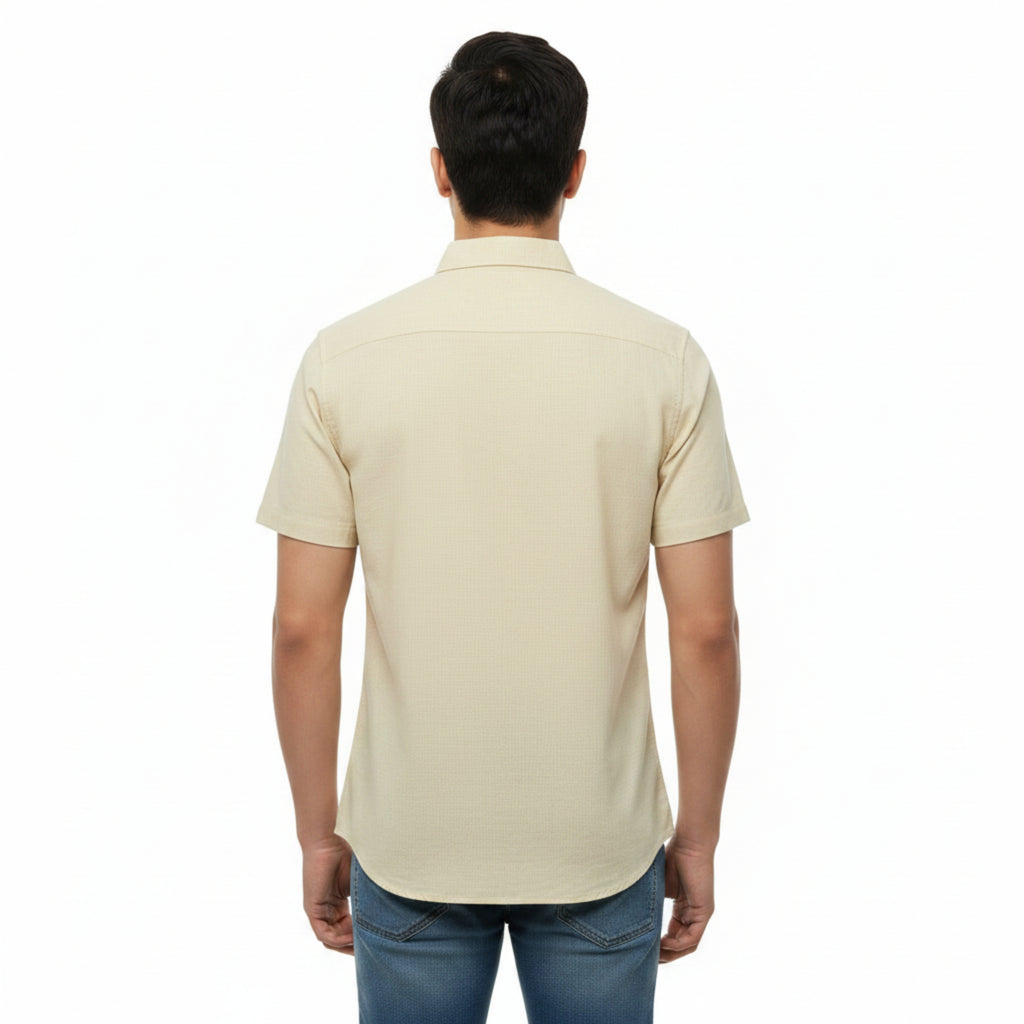 CraftEarth Men's Short-Sleeve Shirt HS-C14