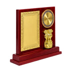 State Emblem Executive Glossy Mahogany Wooden Memento M-57-A