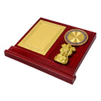 State Emblem Executive Glossy Mahogany Wooden Memento M-57-A