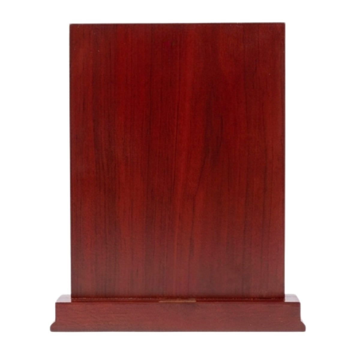 Classic Botanical Filigree Gold Plaque Mahogany Wooden Memento M-629-A