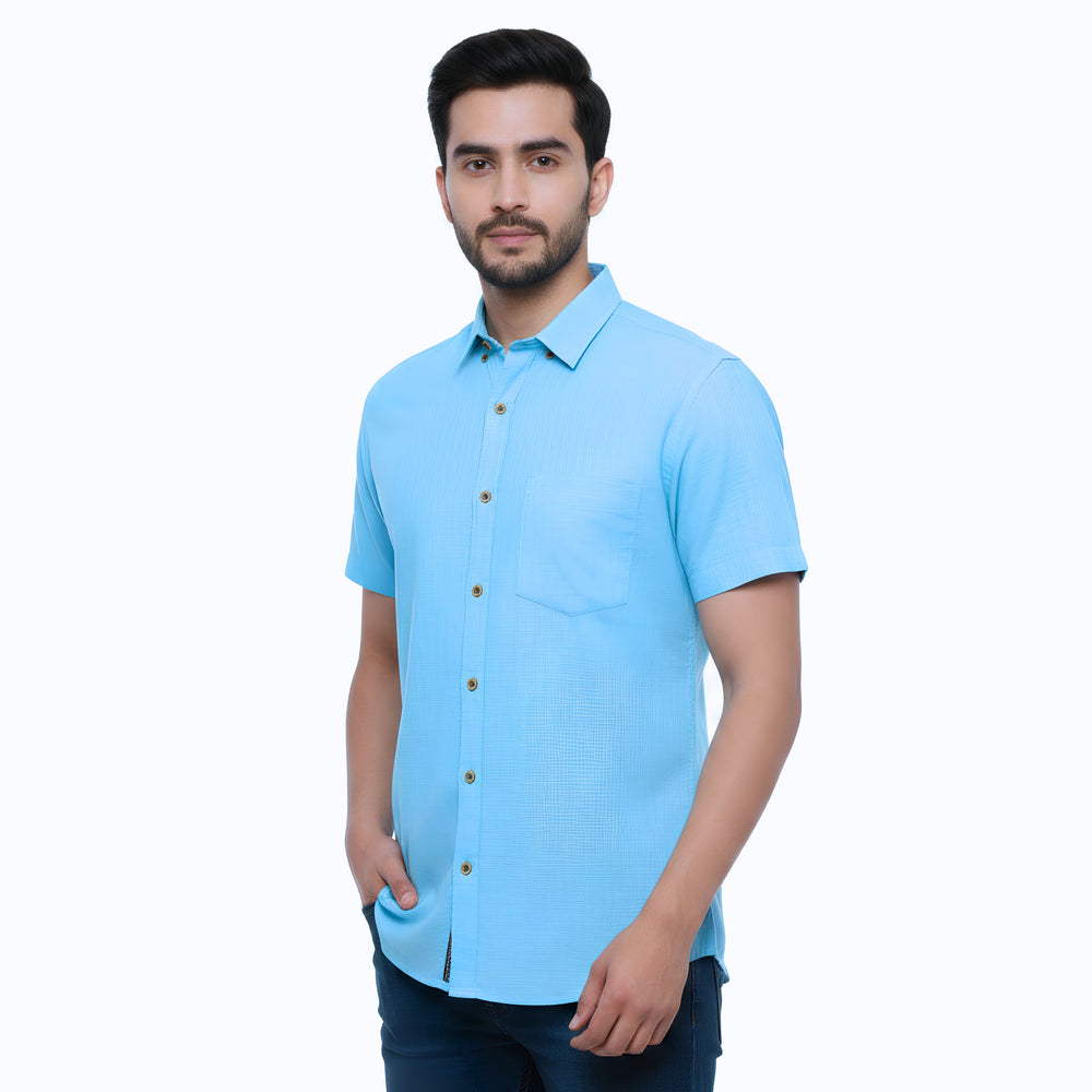 CraftEarth Men's Short-Sleeve Shirt HS-C7