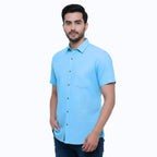 CraftEarth Men's Short-Sleeve Shirt HS-C7