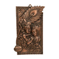 Gunmetal Copper Finish Radha Krishna Wall Hanging Art Panel G-261-A