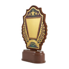 Classic 5-Star Golden Laurel Wreath Fiber Award Shield M-626