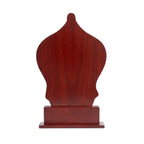 Classic 5-Star Flame Silhouette Wooden Award Shield M-472