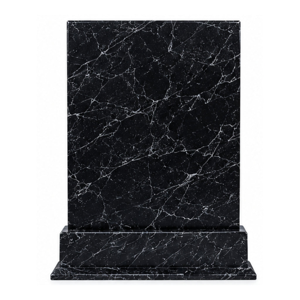 Luxury Black Marble Texture and Gold Corporate Memento M-322-B