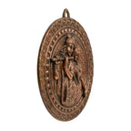 Handcrafted Gunmetal Copper Finish Radha Krishna Wall Hanging G-286-A