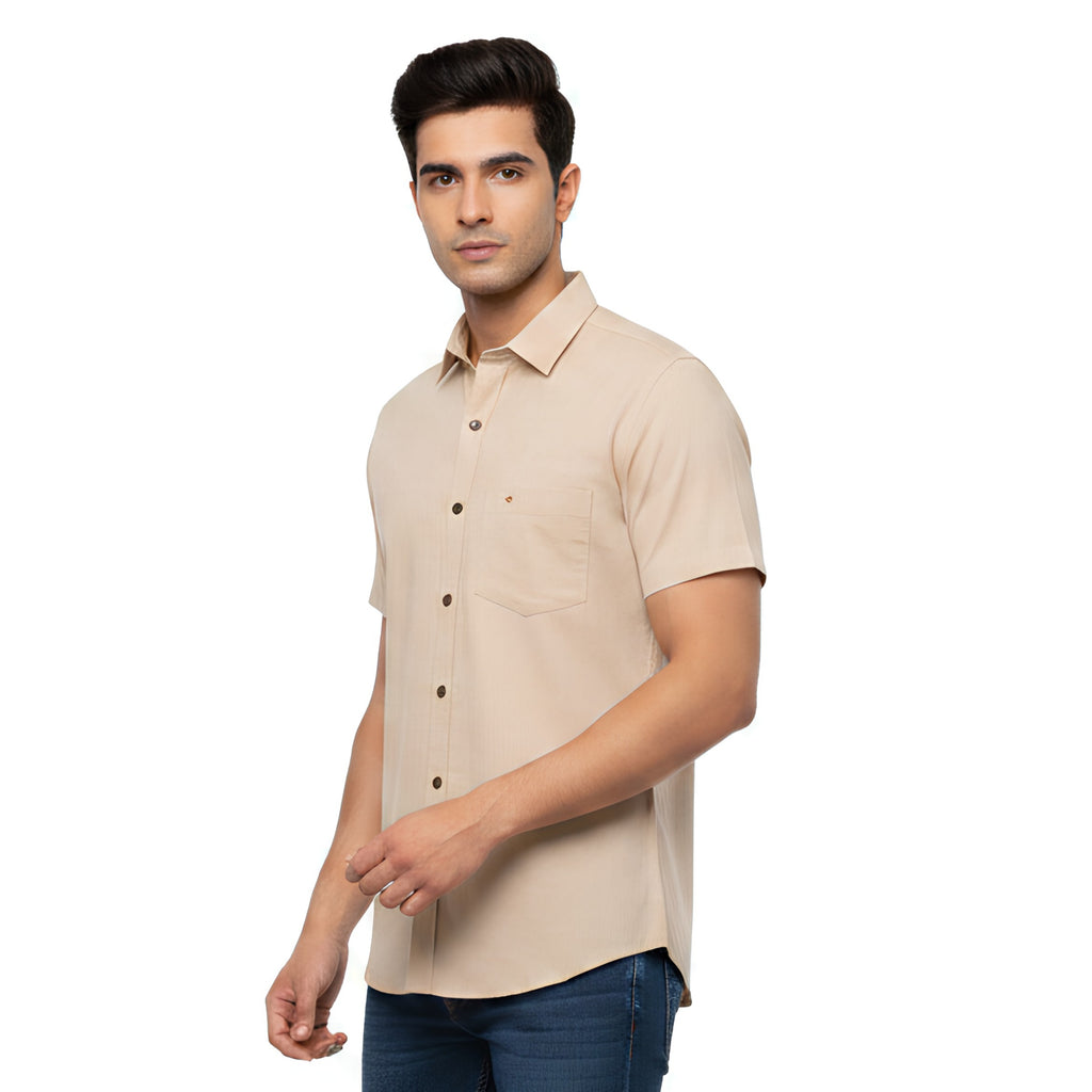 CraftEarth Men's Short-Sleeve Shirt HS-C13