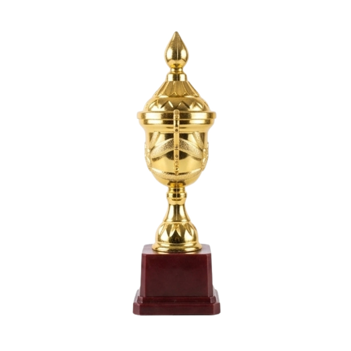 Classic Gold Fiber Trophy Cup – Elegant Winner’s Recognition Memento M-607