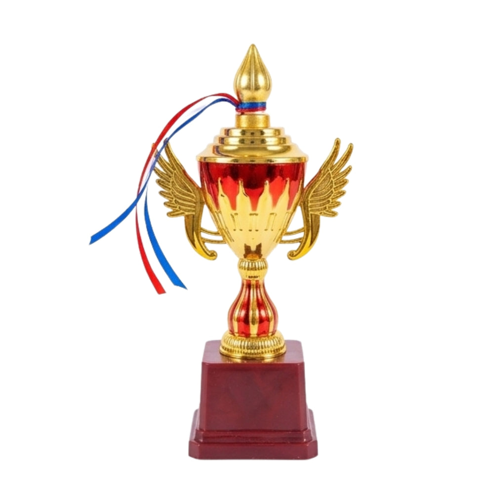 Premium Fiber Memento with Finial Top and Ribbon Accent M-612