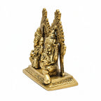 Exquisite Brass Lakshmi Ganesha Idol Set with Twin Prabhavali Arch Decor BR-467-A