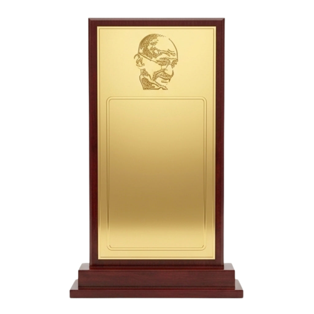 Mahatma Gandhi Memorial & Gold Recognition Memento M-478-A