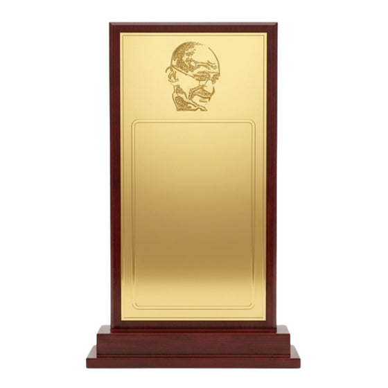 Mahatma Gandhi Memorial & Gold Recognition Memento M-478-A