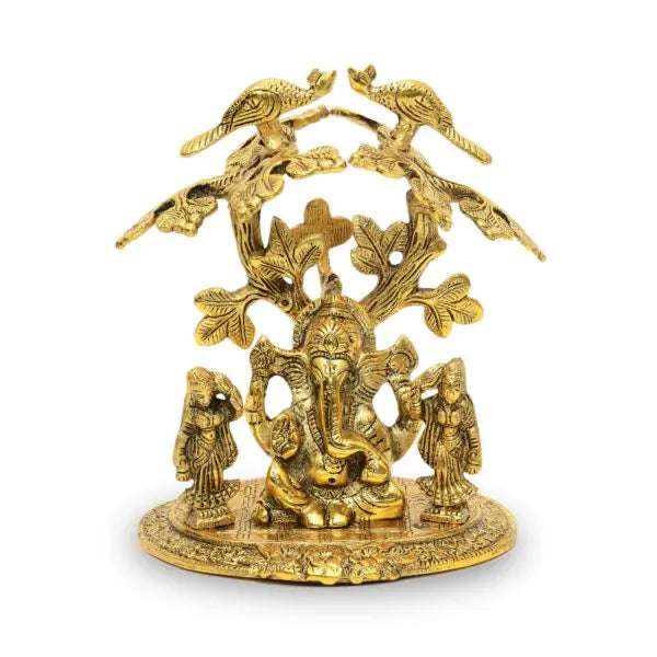 craftearth-golden-metal-tree-ganesha-1-600×600
