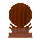 Elegant Circular Wooden Award Memento M-483