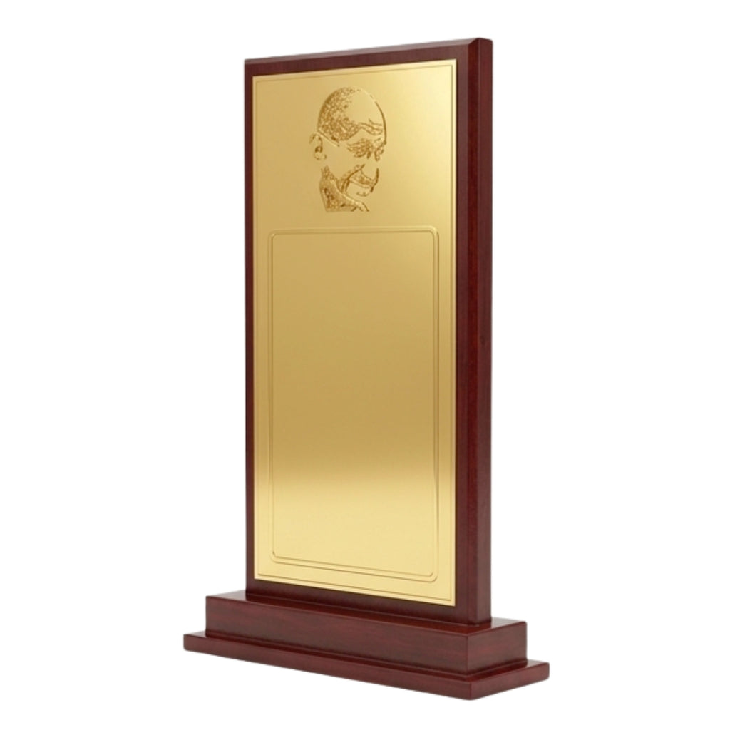 Mahatma Gandhi Memorial & Gold Recognition Memento M-478-A