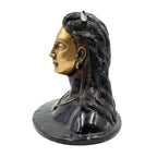 Handcrafted Adiyogi Shiva Idol | Solid Brass Spiritual Mahadev Murti for Pooja Room, Office, and Living Room Decor BR-51-A