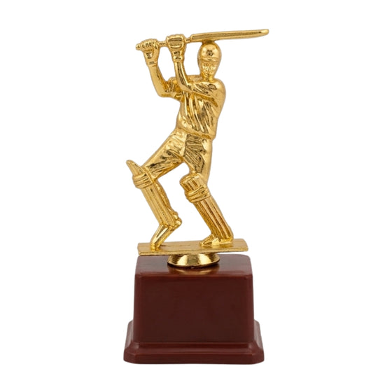 Classic Golden Cricket Batsman Recognition Memento M-238-A