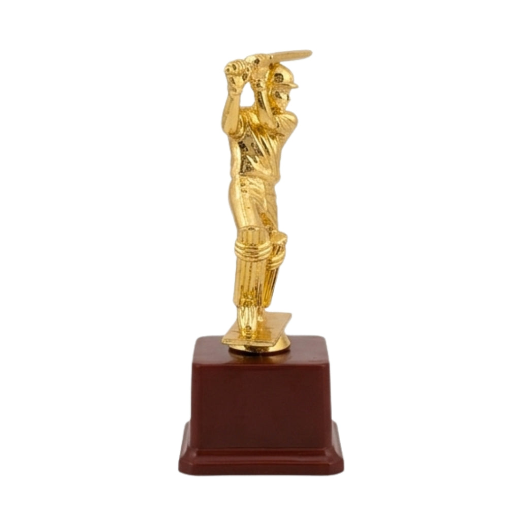 Classic Golden Cricket Batsman Recognition Memento M-238-A