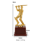 Classic Golden Cricket Batsman Recognition Memento M-238-A