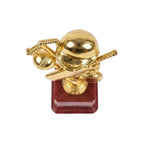 Classic Golden Cricket Theme Recognition Memento M-610-A