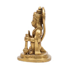 Handcrafted Brass Hanuman Idol | Ashirwad Mudra Bajrangbali Murti for Home Puja BR-379-A