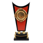 Elite Winged Matte Black & Crimson Recognition Trophy M-3