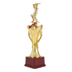 Golden Fiber Cricket Batsman Trophy – High-Quality Sports Award & Memento M-638-A