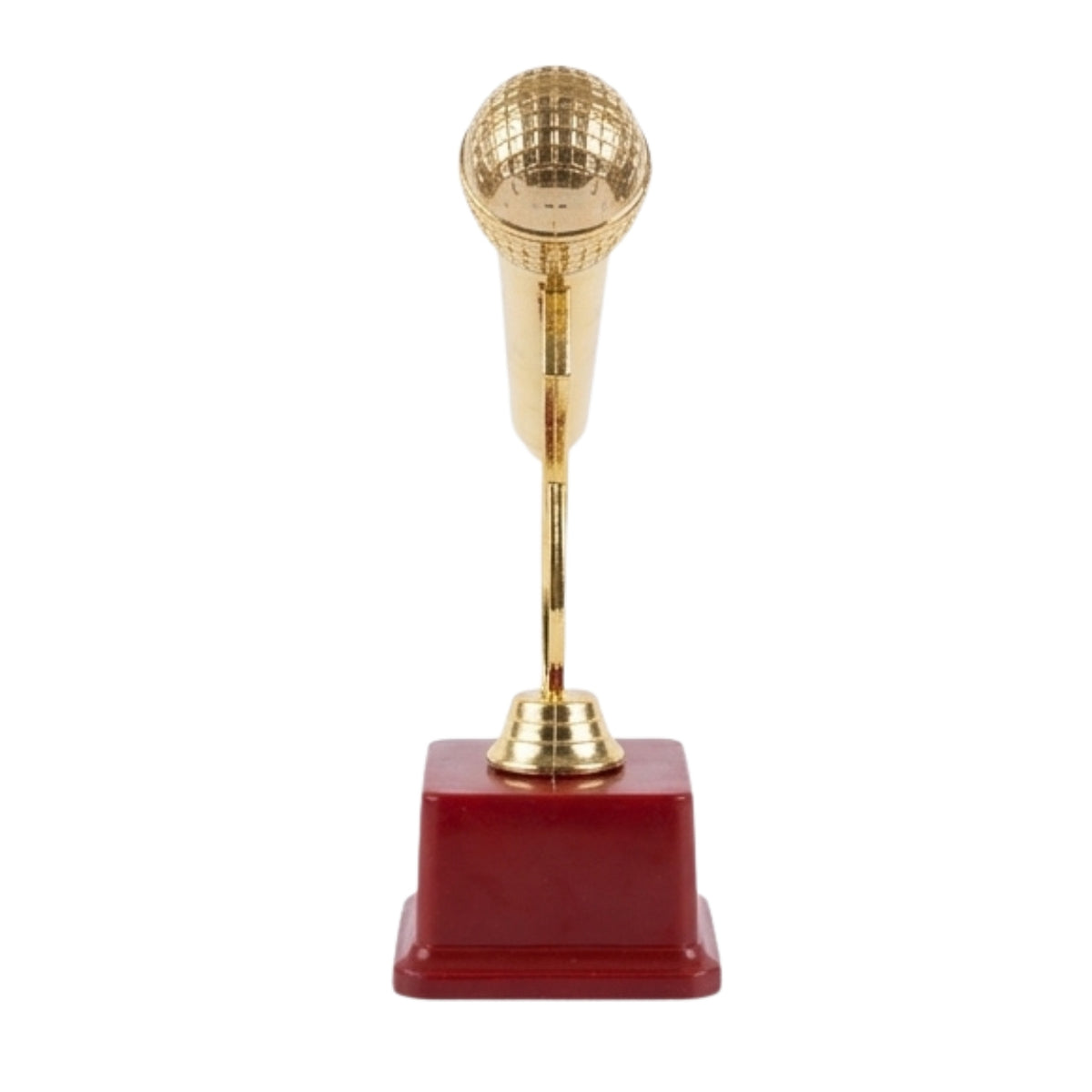 Premium Golden Microphone Fiber Memento – Music & Singing Trophy M-553-A