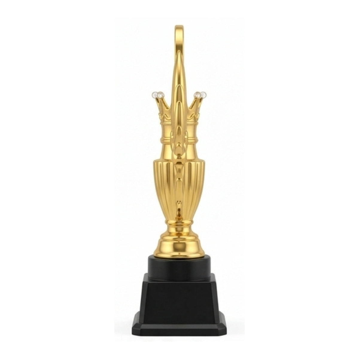 Premium Golden Winged Crown Fiber Memento Award M-657