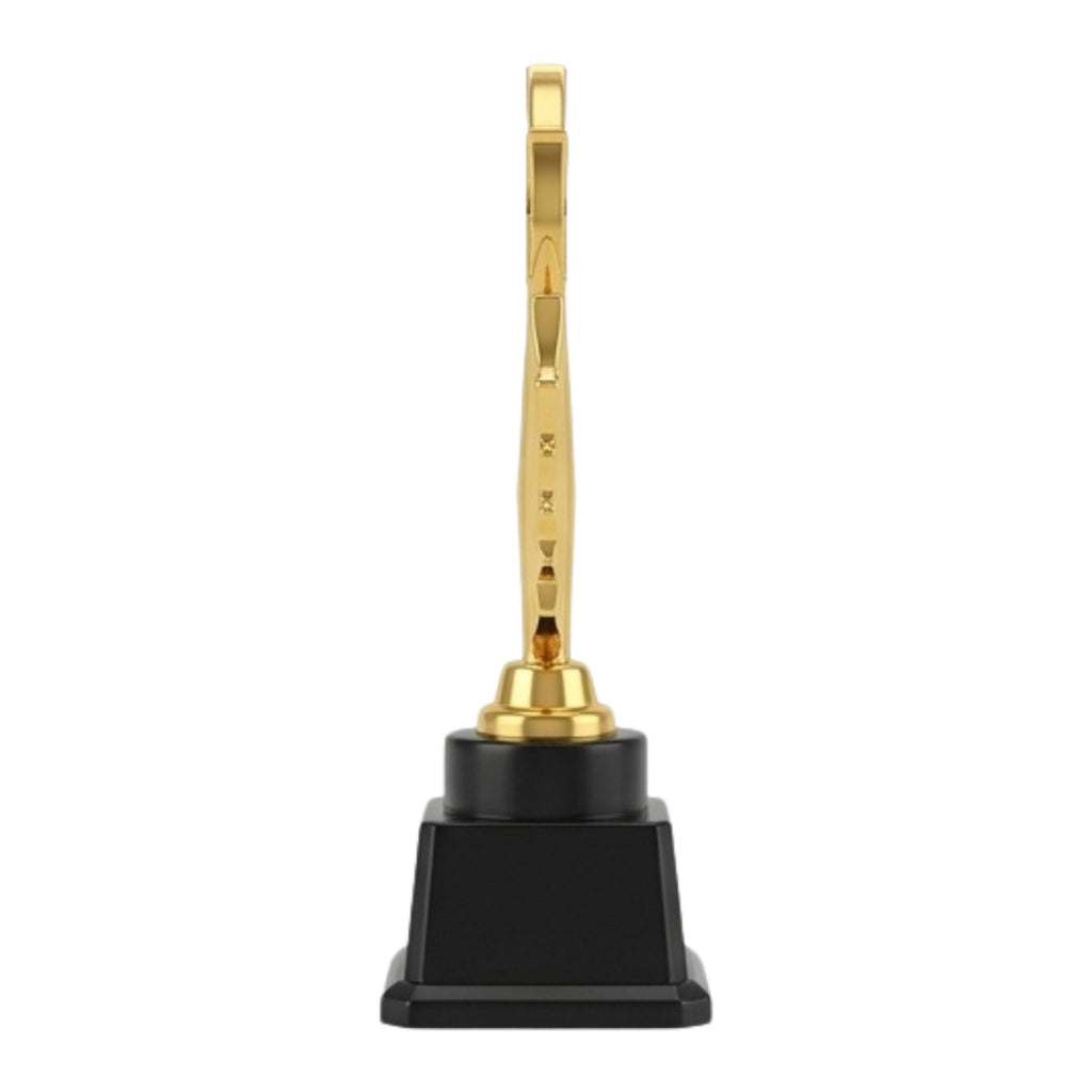 Victory Star Winged Golden Fiber Award Trophy M-651