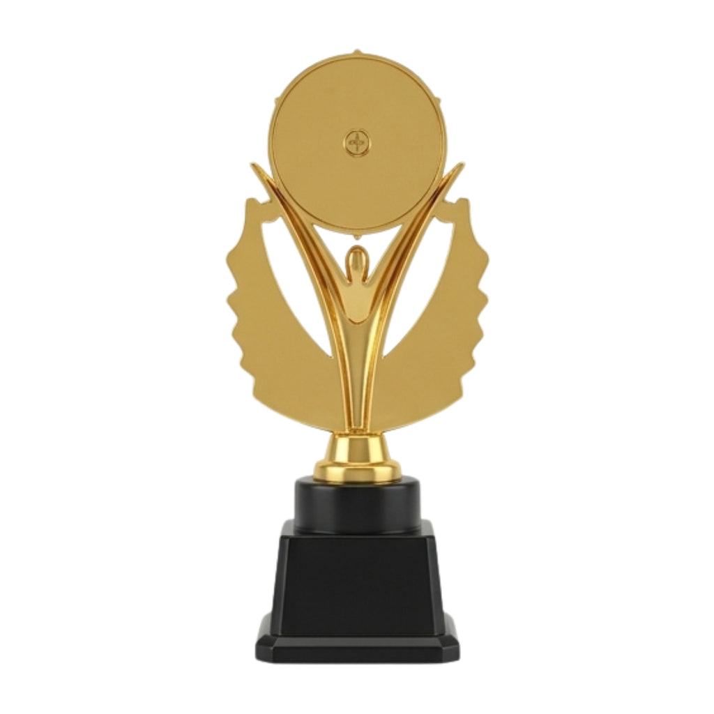 Victory Star Winged Golden Fiber Award Trophy M-651
