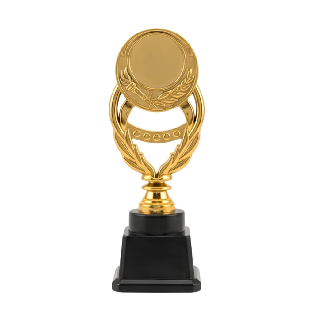 Laurel Victory Ring Golden Fiber Trophy Award M-652