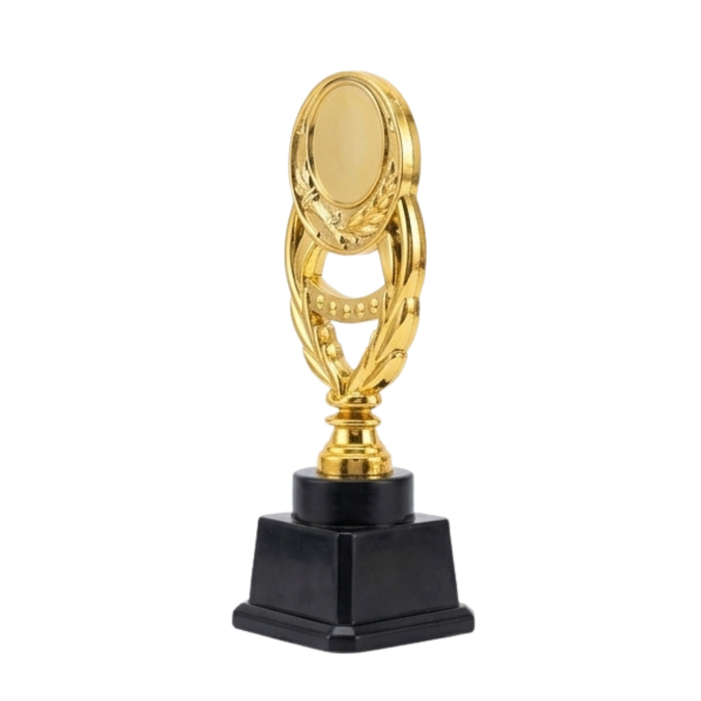 Laurel Victory Ring Golden Fiber Trophy Award M-652