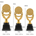 Laurel Victory Ring Golden Fiber Trophy Award M-652