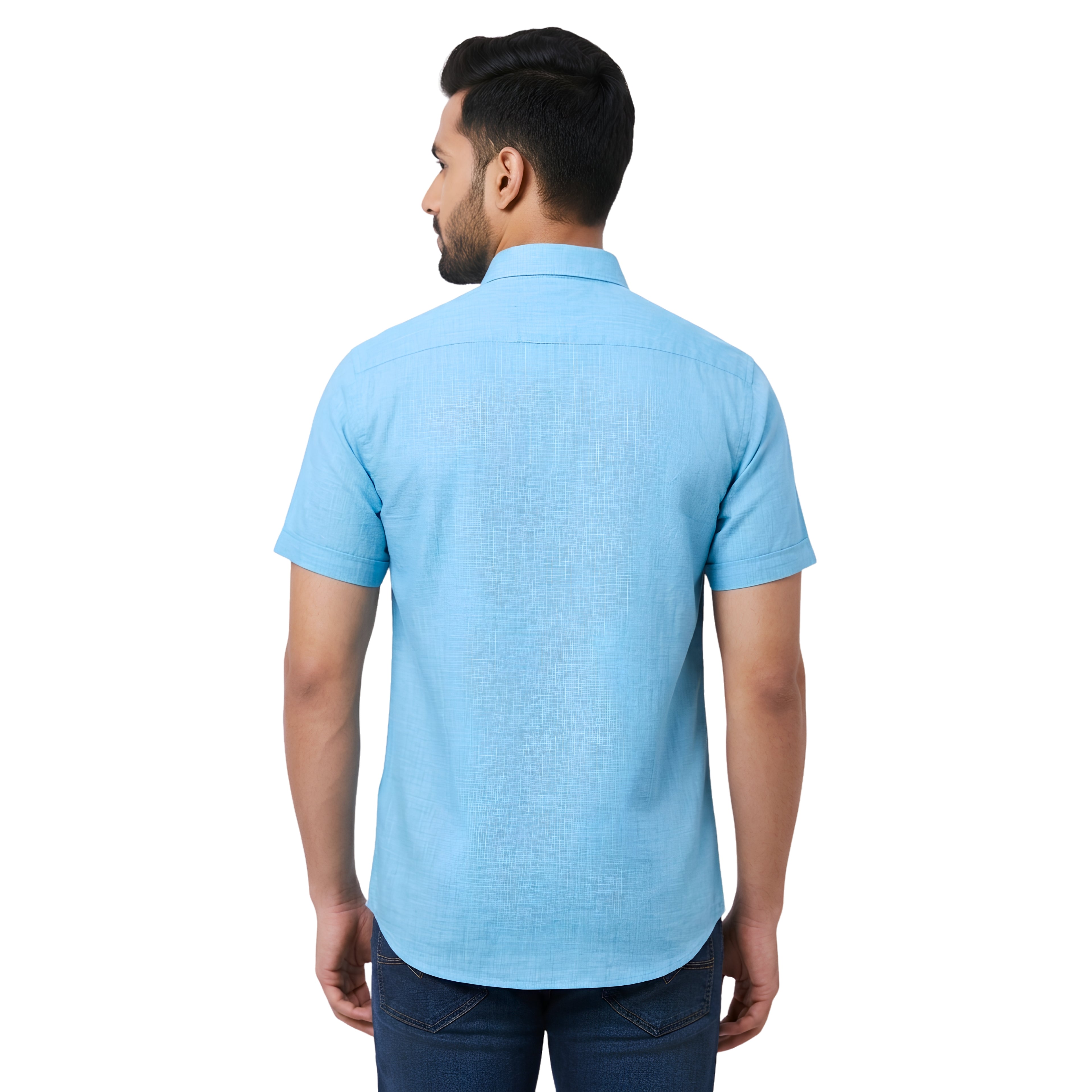 CraftEarth Men's Short-Sleeve Shirt HS-C7