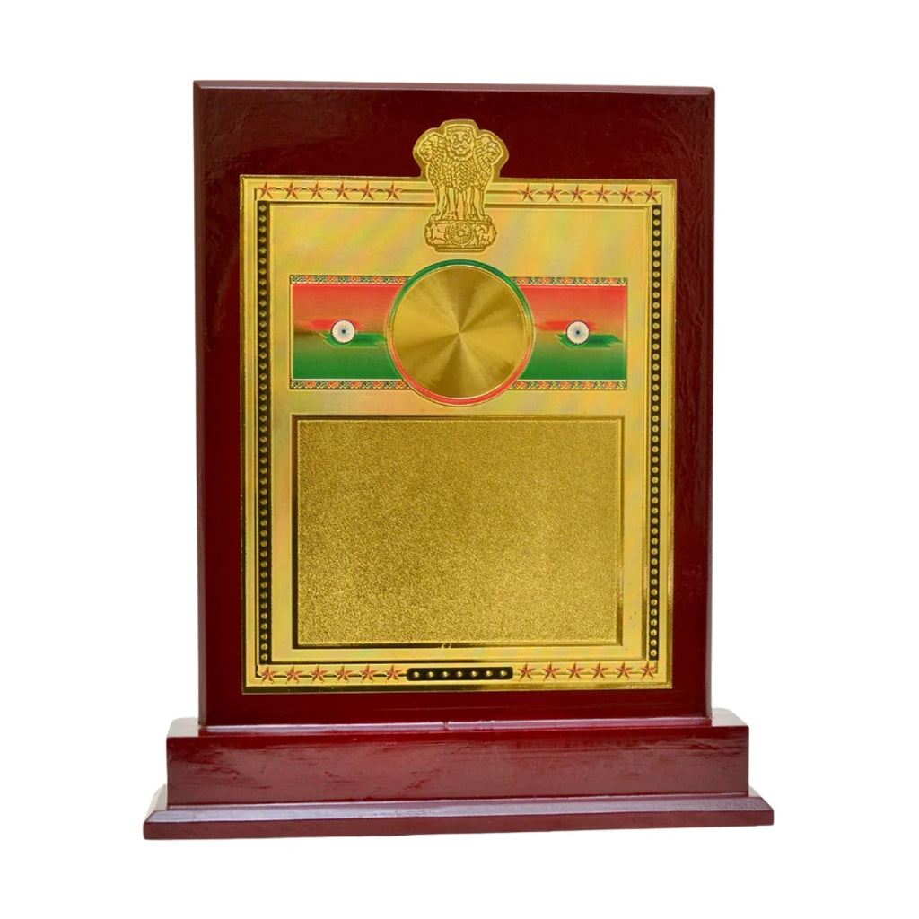 Premium Wooden Memento with National Emblem M-298-A