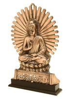 craftearth-black-metal-buddha-plate-with-wooden-stand-3-min