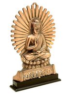 craftearth-black-metal-buddha-plate-with-wooden-stand-5-min