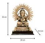 craftearth-black-metal-ganesha-plate-with-wooden-stand-4-min-600×580