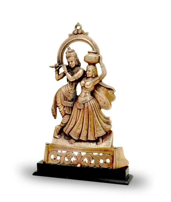 craftearth-black-metal-radha-krishna-plate-with-wooden-stand-3-min-600×710