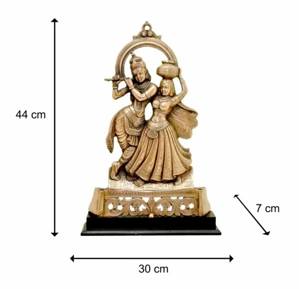 craftearth-black-metal-radha-krishna-plate-with-wooden-stand-4-min-600×580