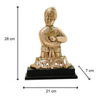 craftearth-black-metal-vivekanand-small-plate-with-wooden-stand-4-min-600×580