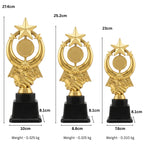 Premium Golden Handshake Excellence Award Trophy (Fiber Memento) M-655