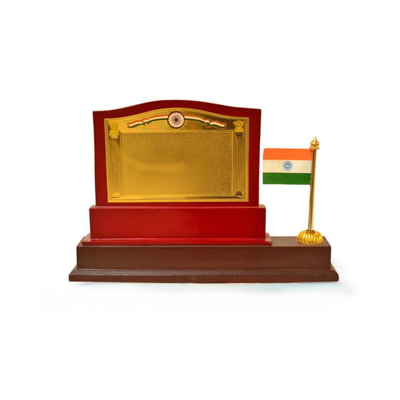 Indian Flag Wooden Memento M-388