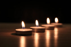 AuraDecor Pack of 50 Smokeless Tealight Candle (Burning Time 2.5 hours approx)