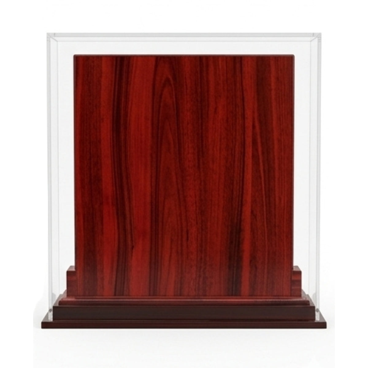 Premium Wooden Recognition Memento with Golden Ashoka Pillar Emblem, Custom Engraving Plates, and Acrylic Display Case GC-M-57-A