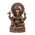 Elegant Gunmetal Copper Finished Lord Ganesha Metal Idol G-212-A